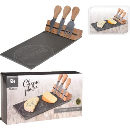 PLANCHE A FROMAGE ARDOISE MATERIAU