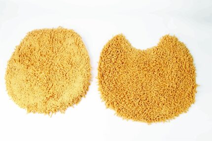 SET 2 PCS TAPIS DE BAIN 55X50/43X45 CM