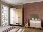 BELLA PINK COMMODE+MIROIR