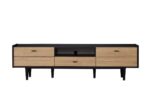 TETA  MEUBLE TV  NOIR /CHENE