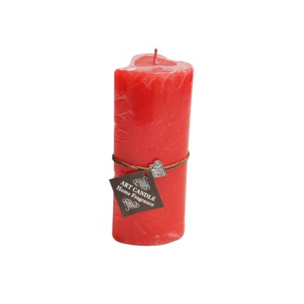 BOUGIE COEUR ROUGE 5,5 X 15 CM