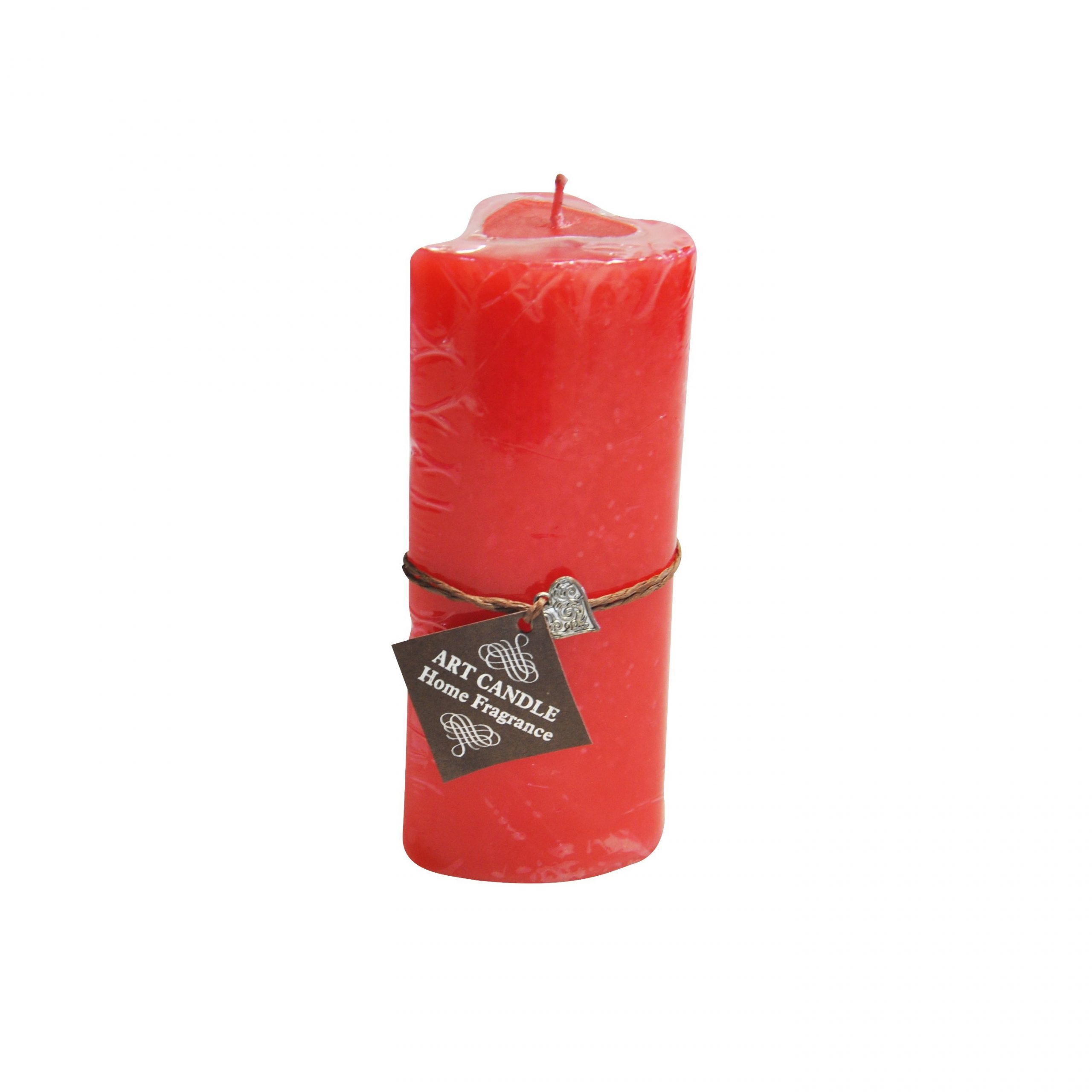 BOUGIE COEUR ROUGE 5,5 X 15 CM BOUGIE COEUR ROUGE 5,5 X 15 CM