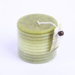 BOUGIE TRICOLORE DEGRADEE 7,5X6 CM