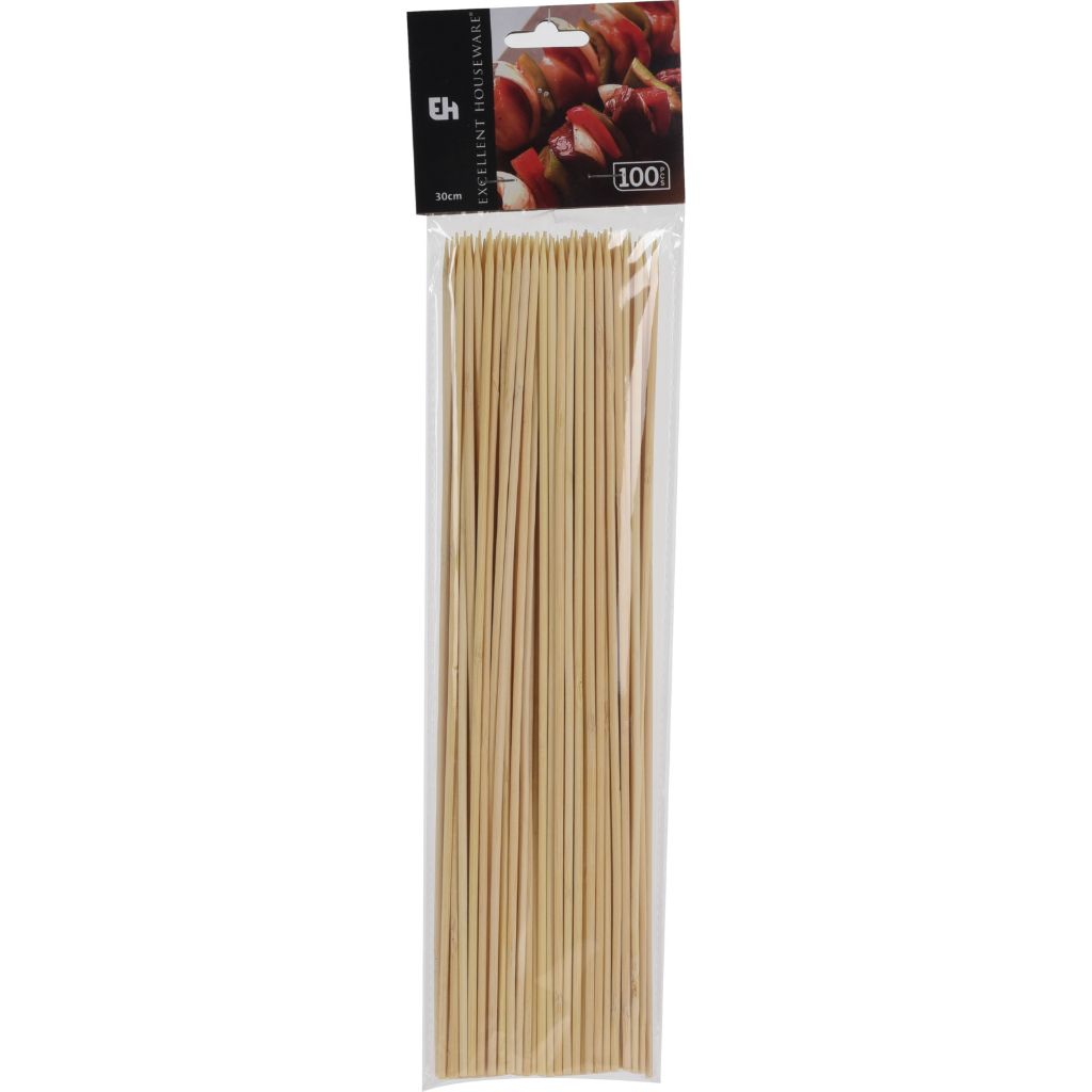 BROCHETTES BAMBOU 100PCS 30CM BROCHETTES BAMBOU 100PCS 30CM