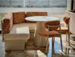 ORKIDE TABLE RONDE +CORNER +2 CHAISES