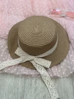 CHAPEAU DE PLAGE MARRON RUBON BEIGE