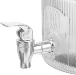 DISTRIBUTEUR DE BOISSONS EN VERRE SUPPORT MÉTAL 2,5L