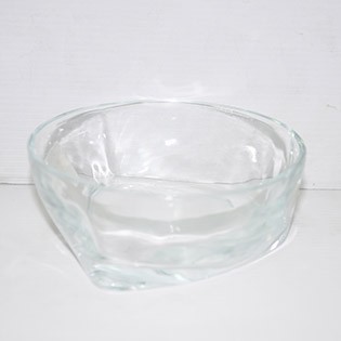 BOL APPERITIF EN VERRE MASSIF TRIANGLE 39262