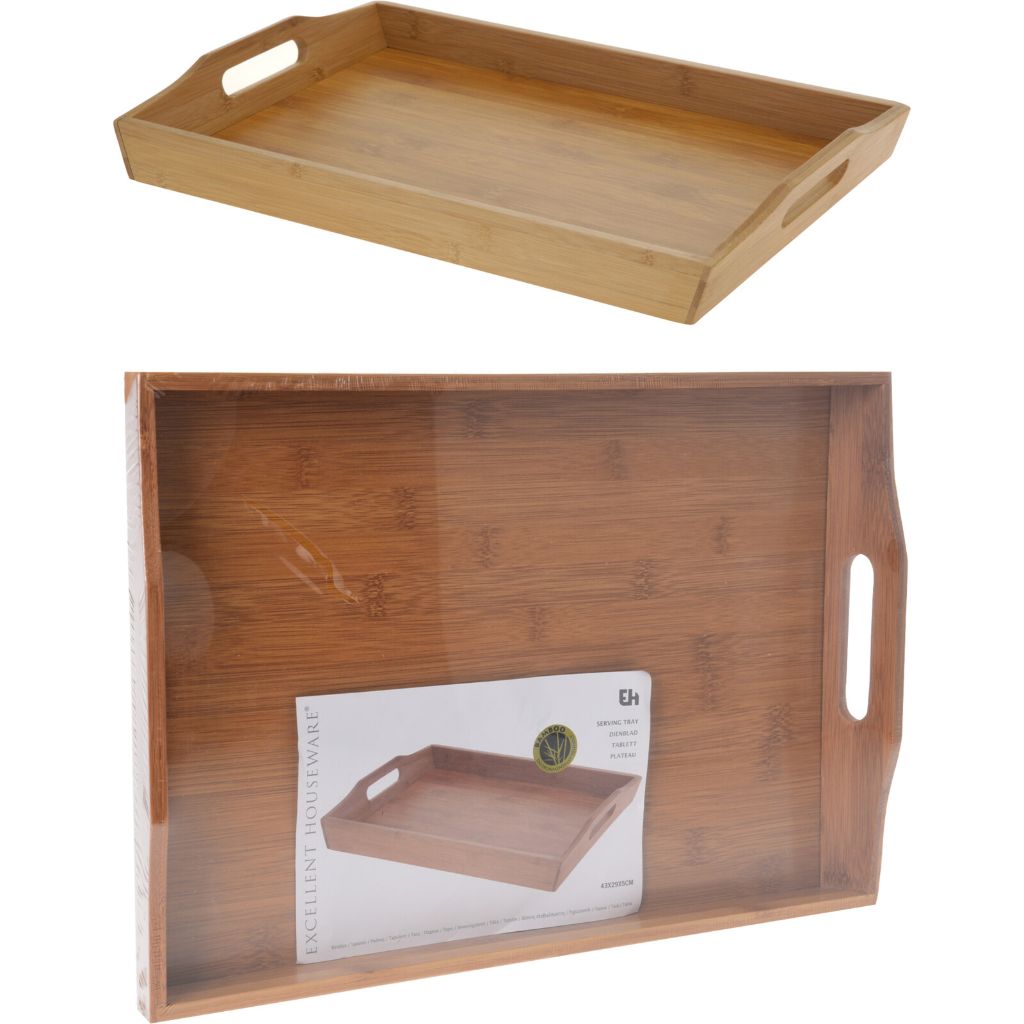 PLATEAU DE SERVICE BAMBOU 43X29X5CM PLATEAU DE SERVICE BAMBOU 43X29X5CM