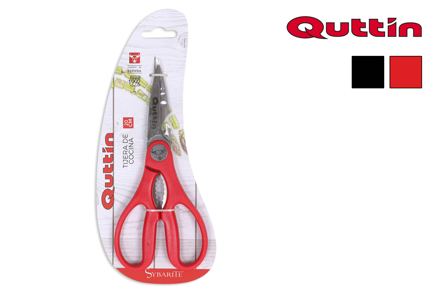 CISEAUX CUISINE OUVREBOUTEILLES 20 CM