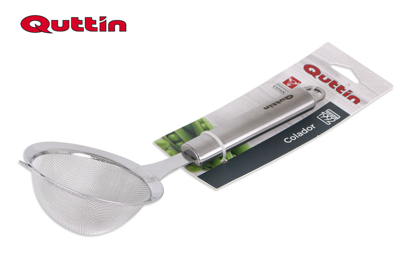 PASSOIRE METAL ACE.INOX.9CM QUTTIN