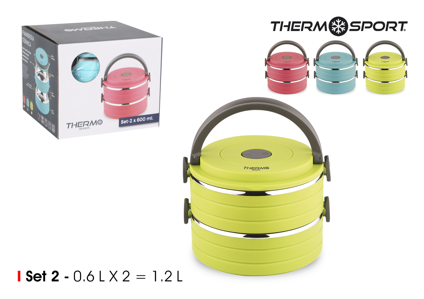 SET2 BOITE LUNCH THERMOSTAT 0.6L