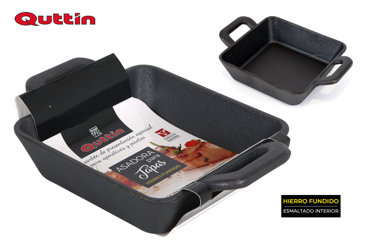 PLAT CARRE  FONTE 13X13CM SHARE QUTTIN