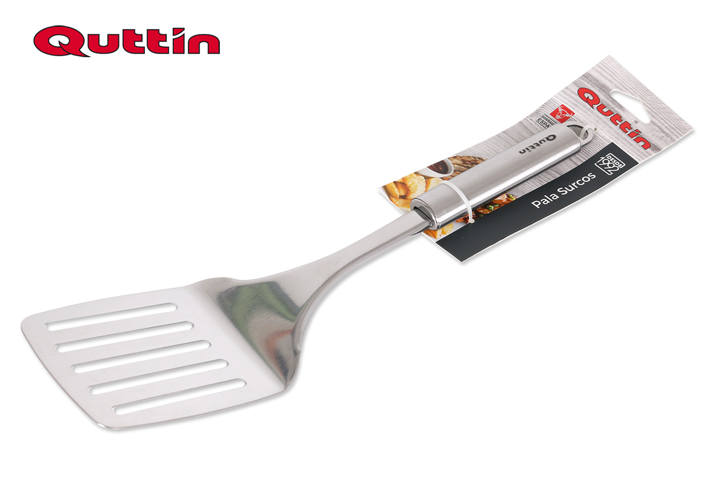 SPATULE CUISINE INOX 34CM QUTTIN