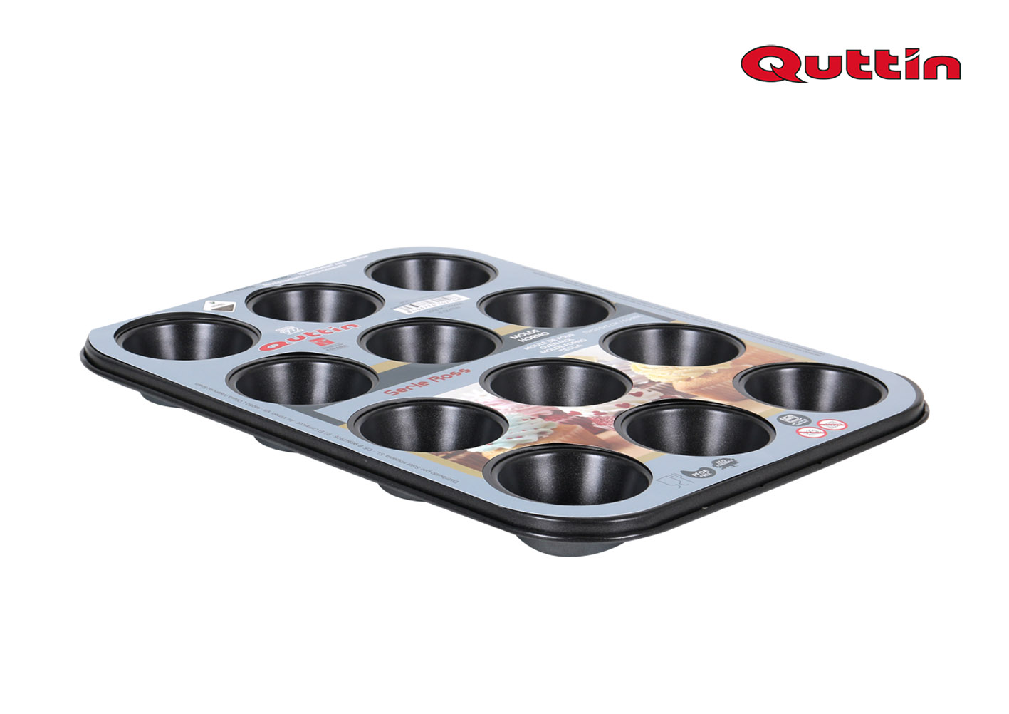 MOULE 12MUFFINS 35X26.5X3CM/0.5MM