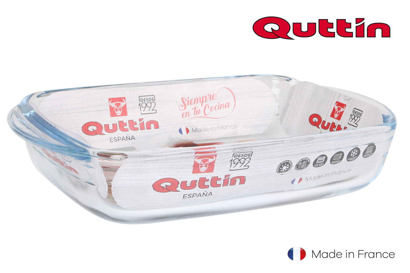 MOULE A FOUR  RECT. 23X15CM 950CC QUTTIN