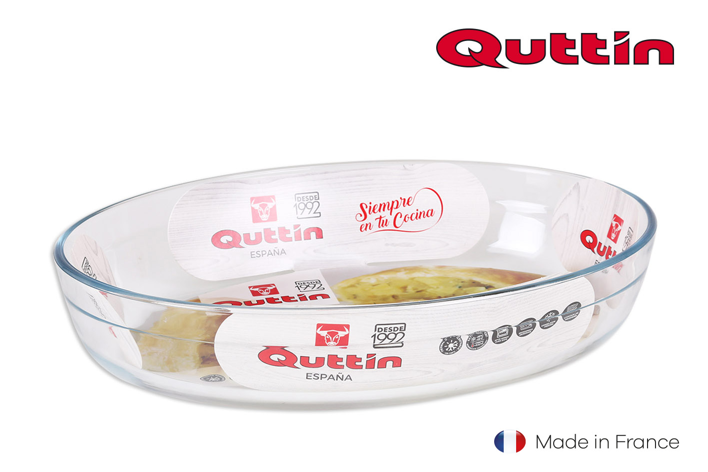 PLAT VERRE OVAL 30X21CM