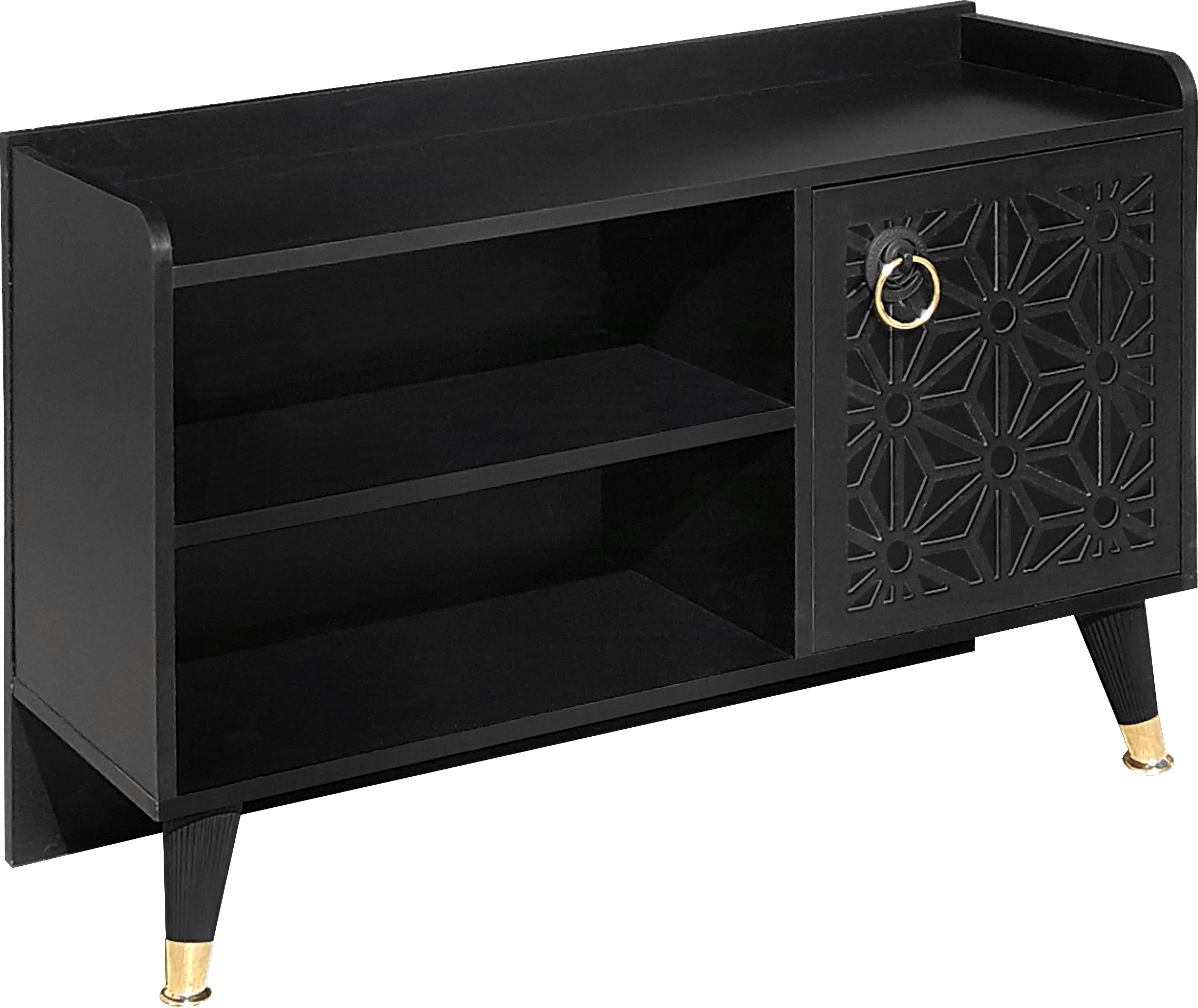 MEUBLE TV REGAL NOIR