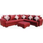 SALON ROME CORNER 295 X 250 CM + POUF GRATUIT