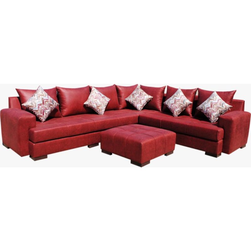SALON ROME CORNER 295 X 250 CM + POUF GRATUIT