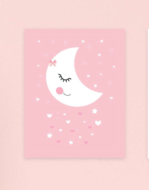 CHASSIS LUNE GIRL 30X40 CM