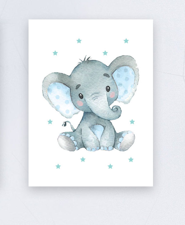 CHASSIS ELEPHANT BOY 30X40 CM