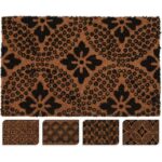 TAPIS DOORMAT COCOS 39X59 CM GRAVE