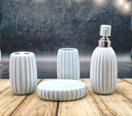 ACCESSOIRE SALLE DE BAIN 4 PCS