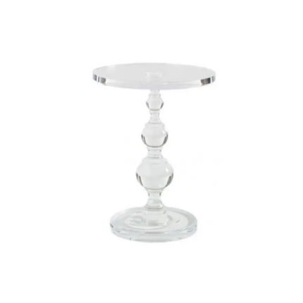 ACRYLICA TABLE D'APPOINT TRANSPARENT NORDIQUE