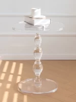 ACRYLICA TABLE D'APPOINT TRANSPARENT NORDIQUE