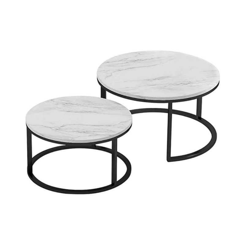 ANDALOUS TABLE BASSE DUO - Blanc