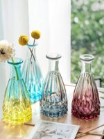 ANTIQUA VASE A FLEUR EN VERRE 3,5X8X15CM