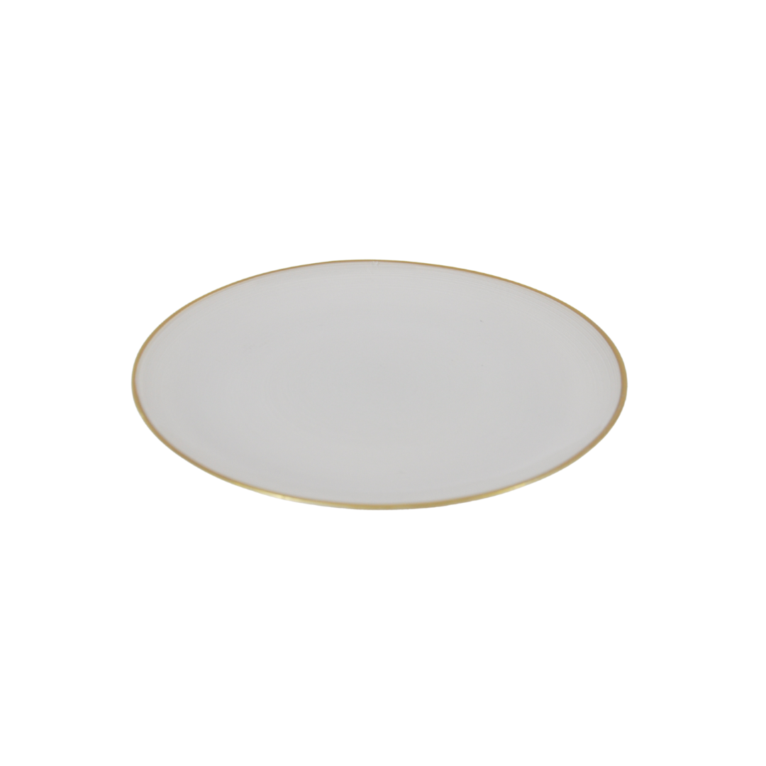 ARES PLAT A GATEAU 21 CM ECRU ARES PLAT A GATEAU 21 CM ECRU