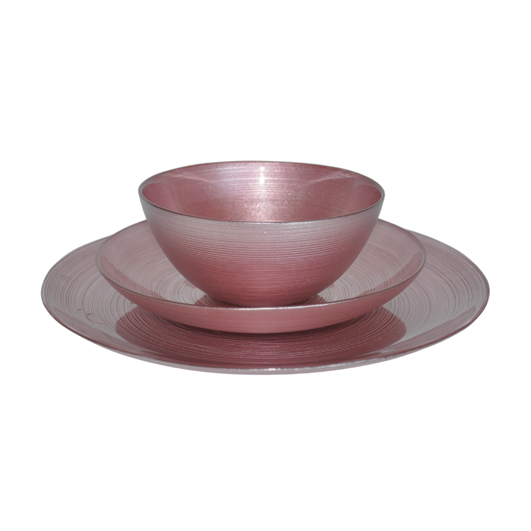ARES SERVICE DE TABLE 18 PIECES ROSE ARES SERVICE DE TABLE 18 PIECES ROSE
