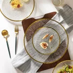 ARES SERVICE DE TABLE 18 PIECES TRANSPARANT