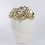 ROSE VASE DOREE S 11.7x12x16 CM