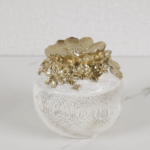 ROSE BOITE BJOUX RONDE 9.5x9.5x9.5 cm
