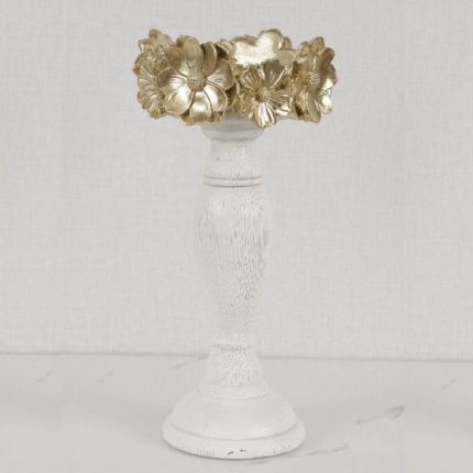 ROSE BOUGEOIR DECO L 12.3x12.3x26 cm