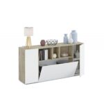 ARTIK BUFFET 3 PORTES BOIS/BLANC