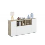 ARTIK BUFFET 3 PORTES BOIS/BLANC