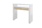 ARTIK BUREAU BLANC EN BOIS CONSOLE EXTENSIBLE