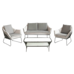 ENCLAVE SALON JARDIN 2+1+1+TABLE BASSE
