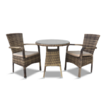 AZUR SALLE A MANGER  70 CM + 2 CHAISES
