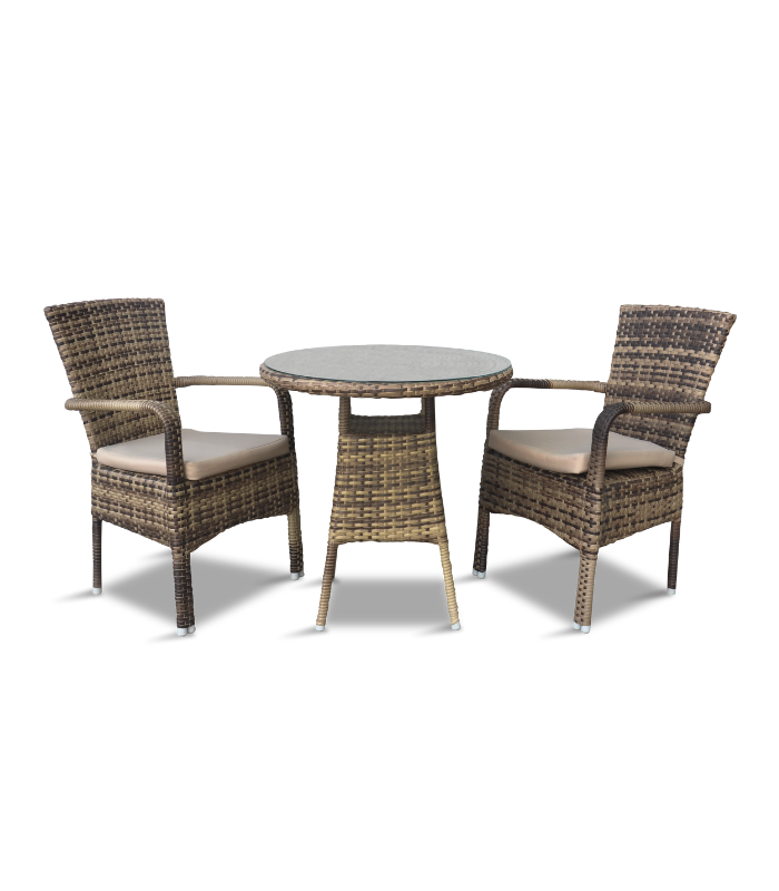 AZUR SALLE A MANGER 70 CM + 2 CHAISES AZUR SALLE A MANGER 70 CM + 2 CHAISES