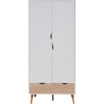 BOSTON ARMOIRE 2 PORTES 2 TIROIRS