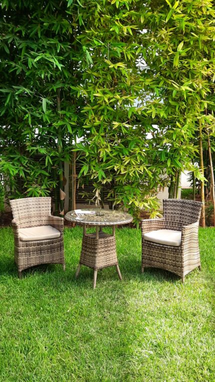 AZUR SALLE A MANGER  70 CM + 2 CHAISES