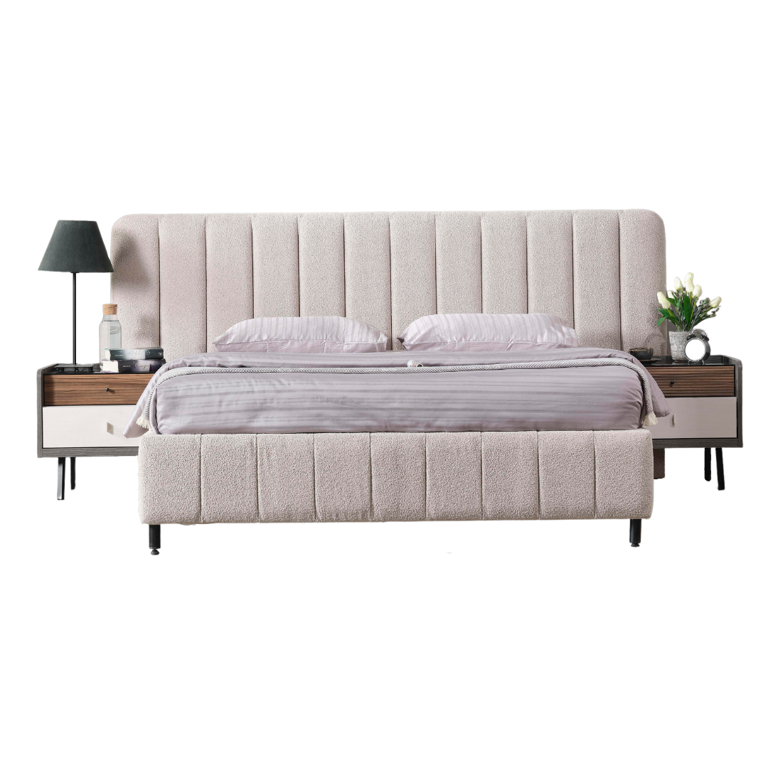 BALABA PACK LIT AVEC RANGEMENT+ 2 CHEVETS + COMMODE + MIROIR BALABA PACK LIT AVEC RANGEMENT+ 2 CHEVETS + COMMODE + MIROIR