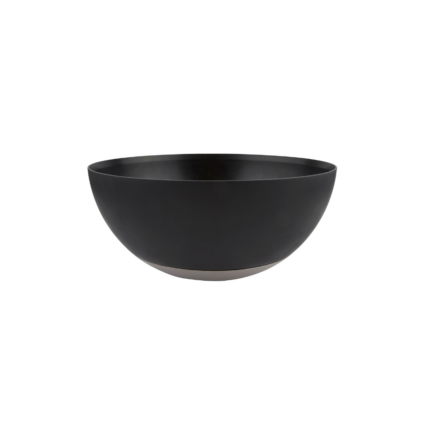 BASIN MULTIUSAGE NOIR ROND AV BAS INOX