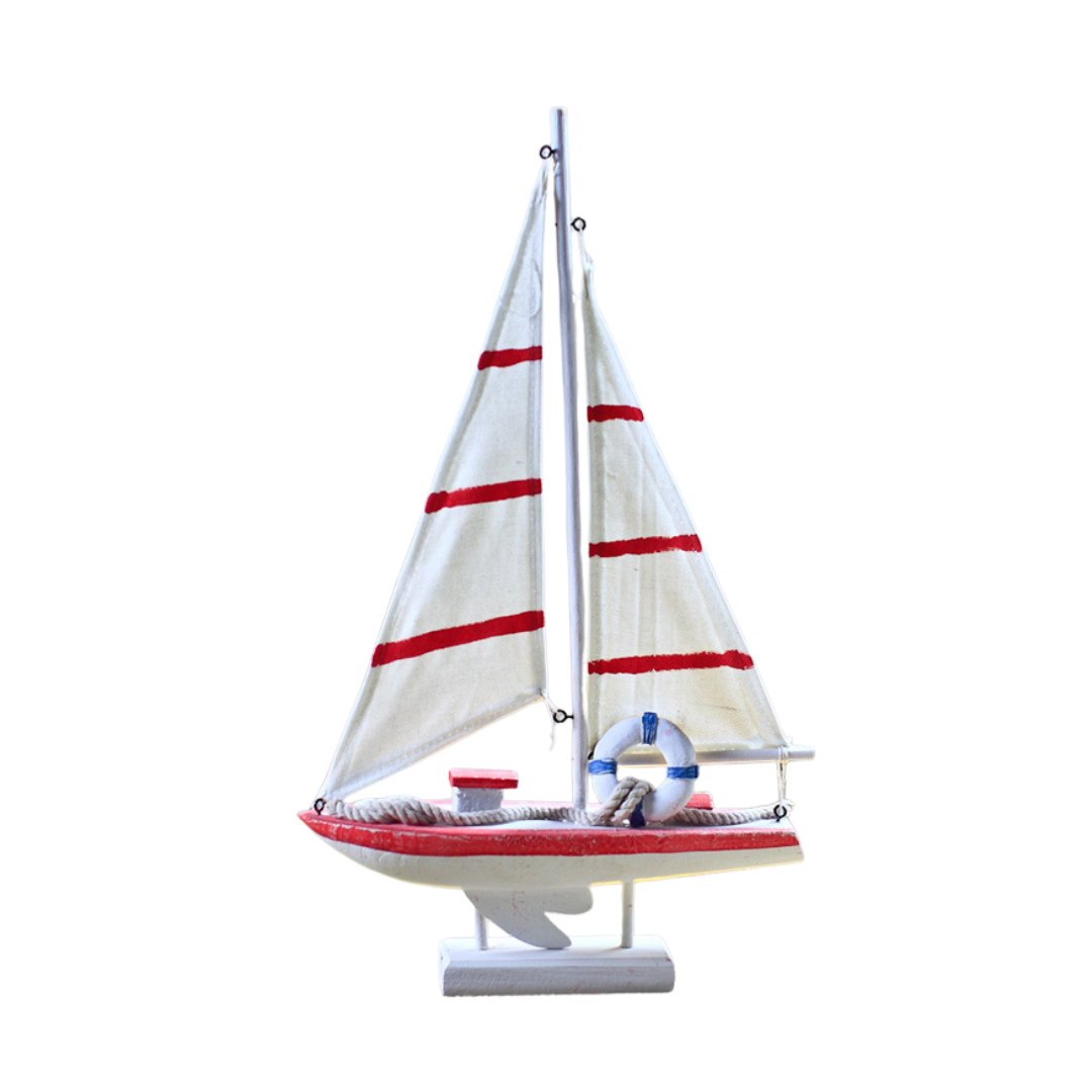 BATEAU ROUGE 25x7x42 CM BATEAU ROUGE 25x7x42 CM