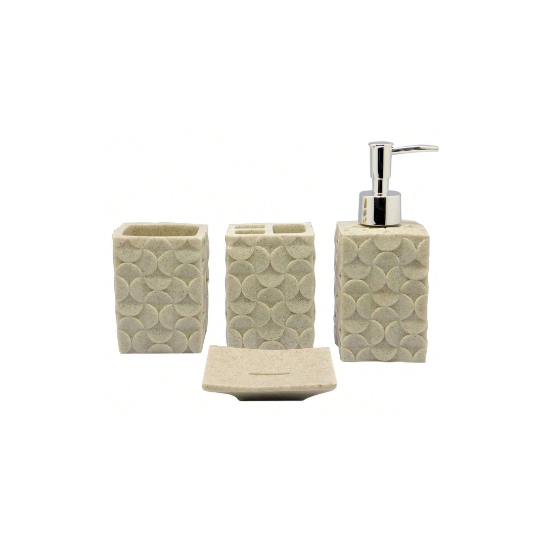 BITO ENSEMBLE ACCESOIRES SALLE DE BAIN CARRE 4 PCS BITO ENSEMBLE ACCESOIRES SALLE DE BAIN CARRE 4 PCS